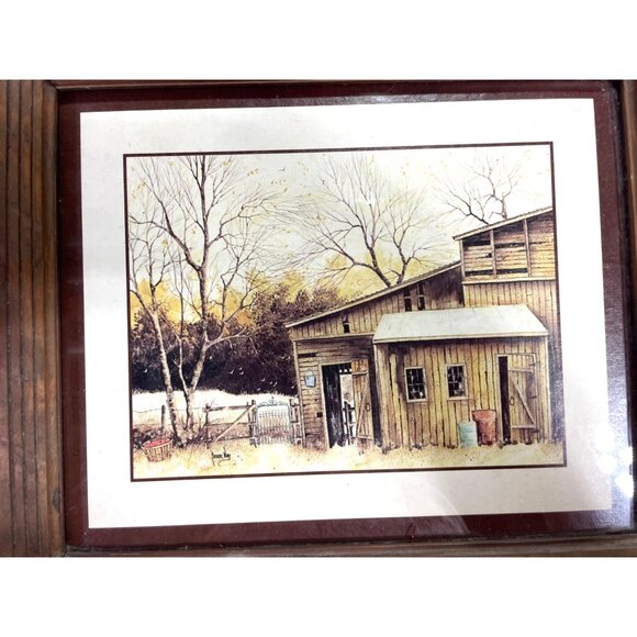 Home Interior’s Barn Prints 1970’s Robert Nioy Farm Vintage Buildings - Picture 3 of 5